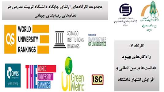 برگزاری کارگاه «راهکارهای بهبود فعالیت های بین‌المللی و افزایش اشتهار دانشگاه»